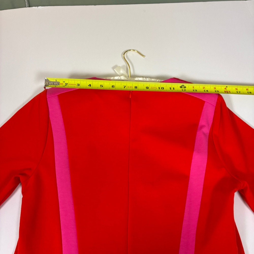 Boden Dress Red 12 Fit and Flare NEW quiet luxury fully lined knit cotton blend - Picture 7 of 10